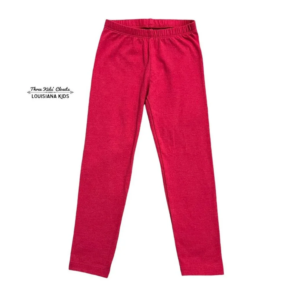 Old Navy 4T Solid Red Leggings